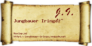 Jungbauer Iringó névjegykártya