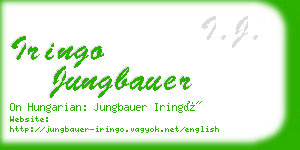 iringo jungbauer business card